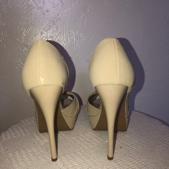 Platform Peep Toe Heels - Picture 4 of 9